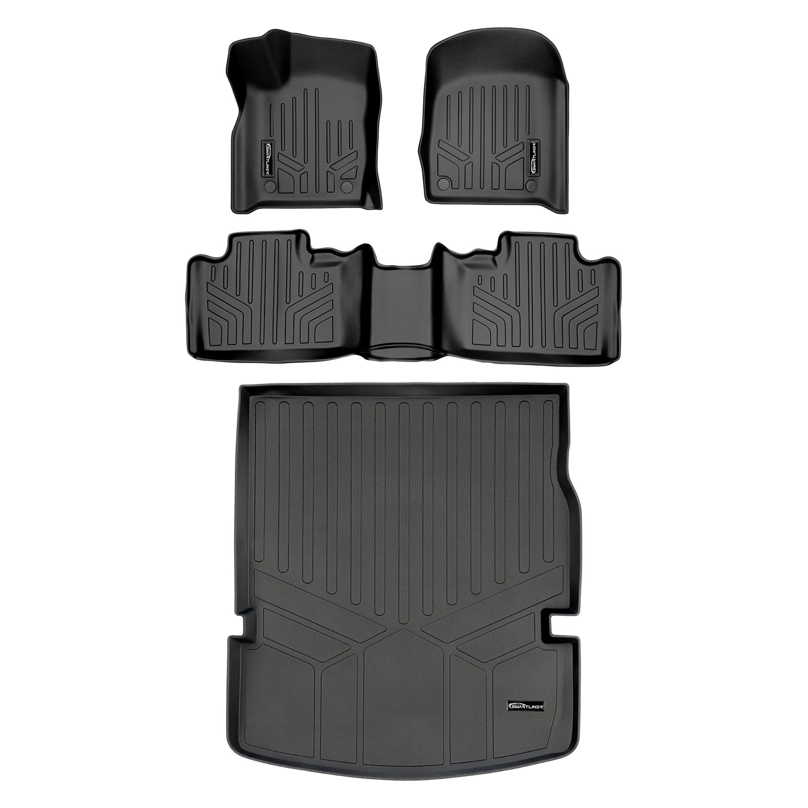 SMARTLINER 2015 - 2025 Dodge Durango All Configurations Custom Fit Floor Liners - 1st, 2nd & 3rd Rows