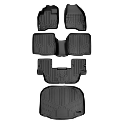 SMARTLINER 2015 - 2016 Ford Explorer 8 Passenger Custom Fit Floor Liners - 1st, 2nd, 3rd & 4th Rows