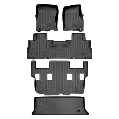 SMARTLINER 2011 - 2017 Lincoln Navigator 7 Passenger Custom Fit Floor Liners - 1st, 2nd, 3rd & 4th Rows