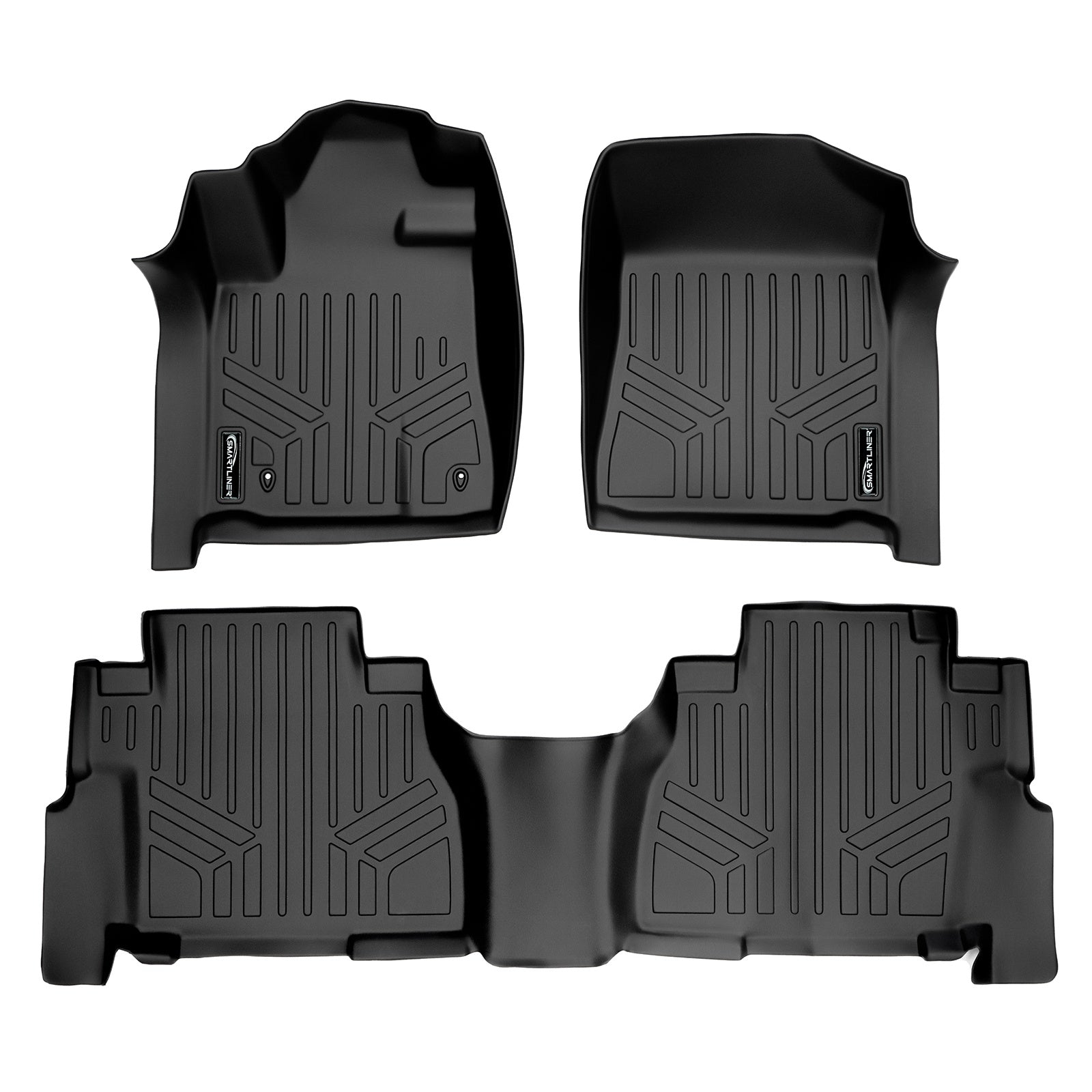 SMARTLINER 2008 - 2011 Toyota Sequoia All Configurations Custom Fit Floor Liners - 1st & 2nd Rows
