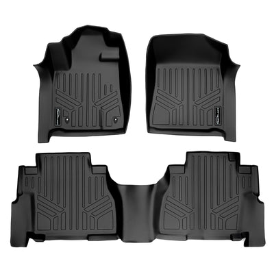 SMARTLINER 2008 - 2011 Toyota Sequoia All Configurations Custom Fit Floor Liners - 1st & 2nd Rows