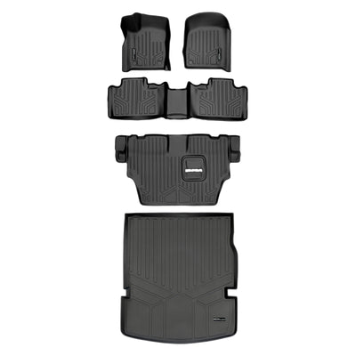 SMARTLINER 2015 - 2025 Dodge Durango 7 Passenger Custom Fit Floor Liners - 1st, 2nd, 3rd & 4th Rows
