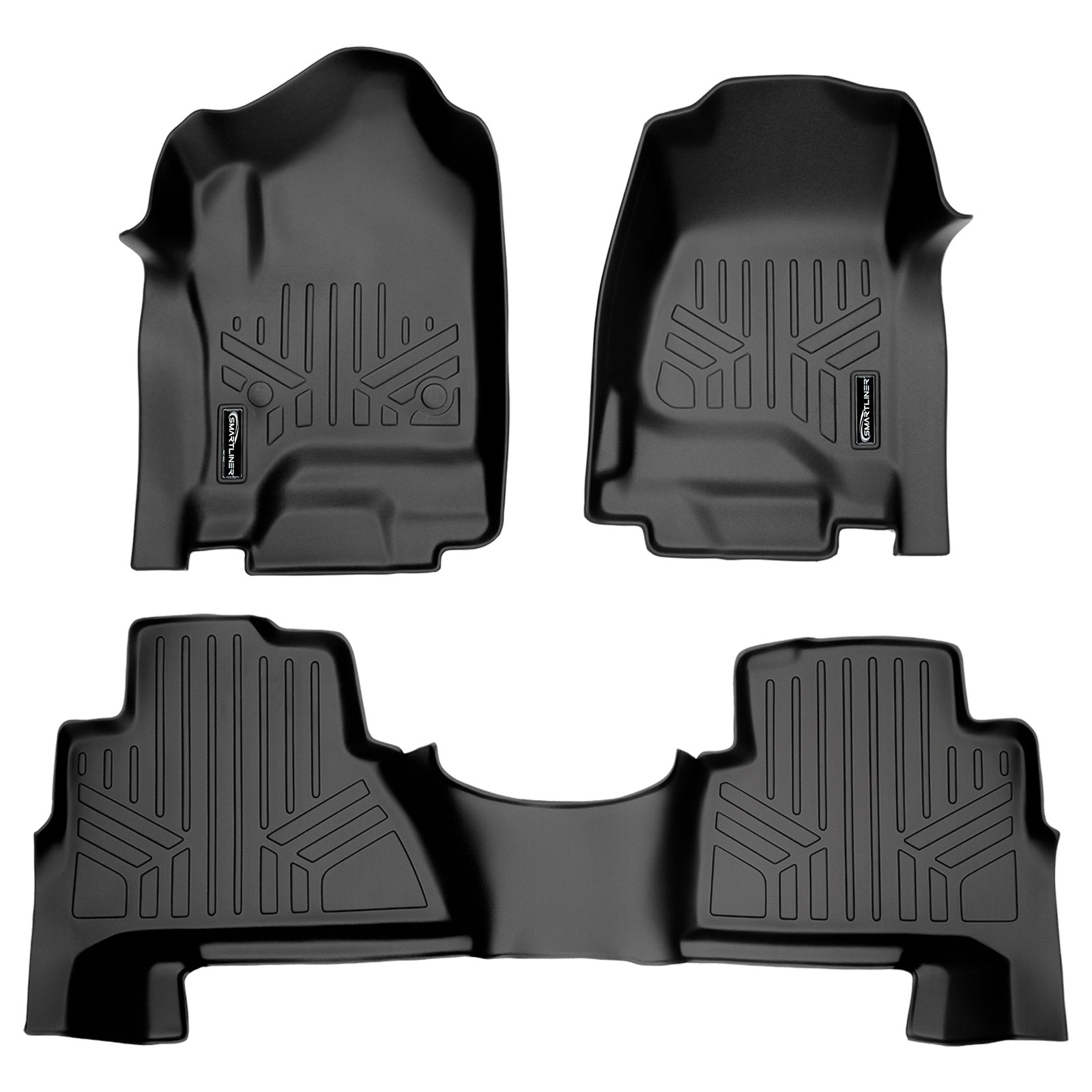 SMARTLINER 2015 - 2020 Cadillac Escalade 7 Passenger and 8 Passenger Custom Fit Floor Liners - 1st & 2nd Rows