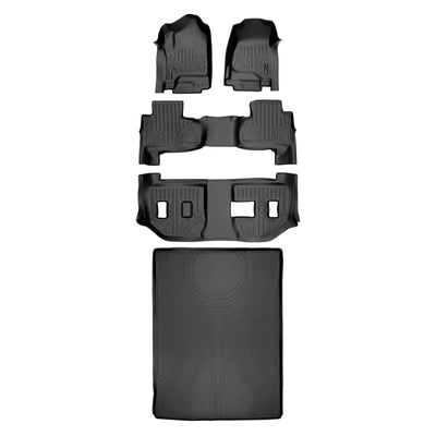 SMARTLINER 2015 - 2020 GMC Yukon XL 8 Passenger Custom Fit Floor Liners - 1st, 2nd, 3rd & 4th Rows