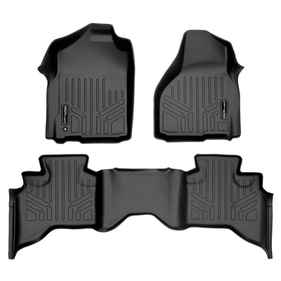 SMARTLINER 2012 - 2012 Ram 1500 Quad Cab Custom Fit Floor Liners - 1st & 2nd Rows