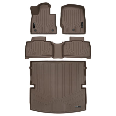 SMARTLINER 2020 - 2025 Ford Explorer All Configurations Custom Fit Floor Liners - 1st, 2nd & 3rd Rows