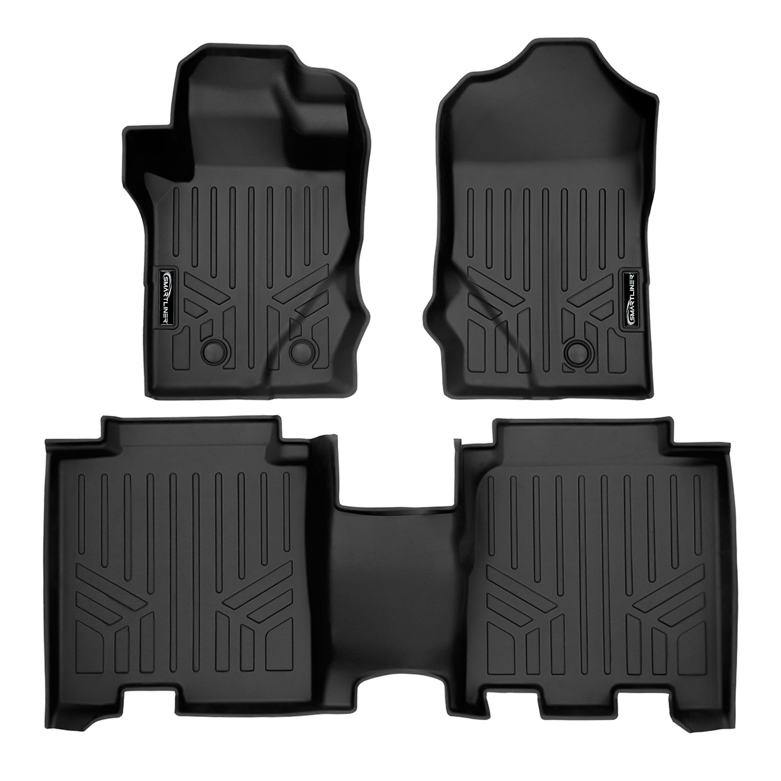 SMARTLINER 2021 - 2025 Ford Bronco 4 Door Custom Fit Floor Liners - 1st & 2nd Rows