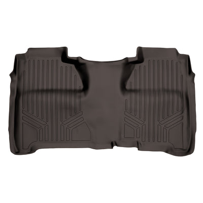 SMARTLINER 2015 - 2019 Chevrolet Silverado 3500 HD Crew Cab Custom Fit Floor Liners - 2nd Row Only - Fits Bench or Bucket - Full 2nd Row