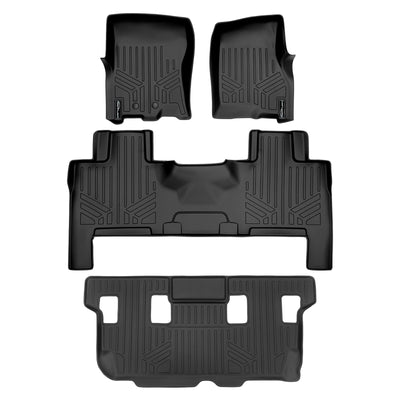SMARTLINER 2011 - 2017 Lincoln Navigator 7 Passenger and 8 Passenger Custom Fit Floor Liners - 1st, 2nd & 3rd Rows