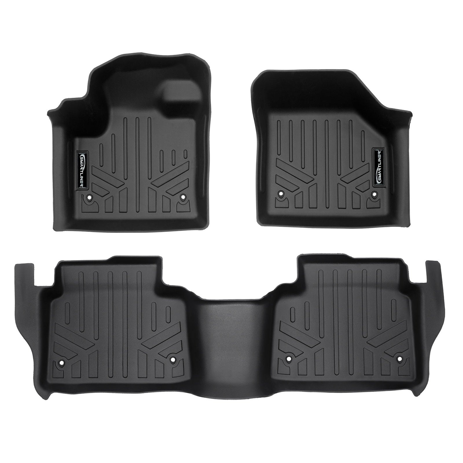 SMARTLINER 2020 - 2025 Land Rover Discovery Sport All Configurations Custom Fit Floor Liners - 1st & 2nd Rows