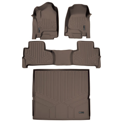SMARTLINER 2015 - 2020 Chevrolet Tahoe 7 Passenger Custom Fit Floor Liners - 1st, 2nd & 3rd Rows