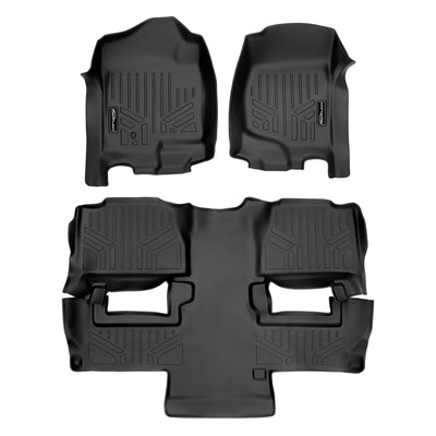 SMARTLINER 2011 - 2014 Chevrolet Tahoe 7 Passenger Custom Fit Floor Liners - 1st, 2nd & 3rd Row