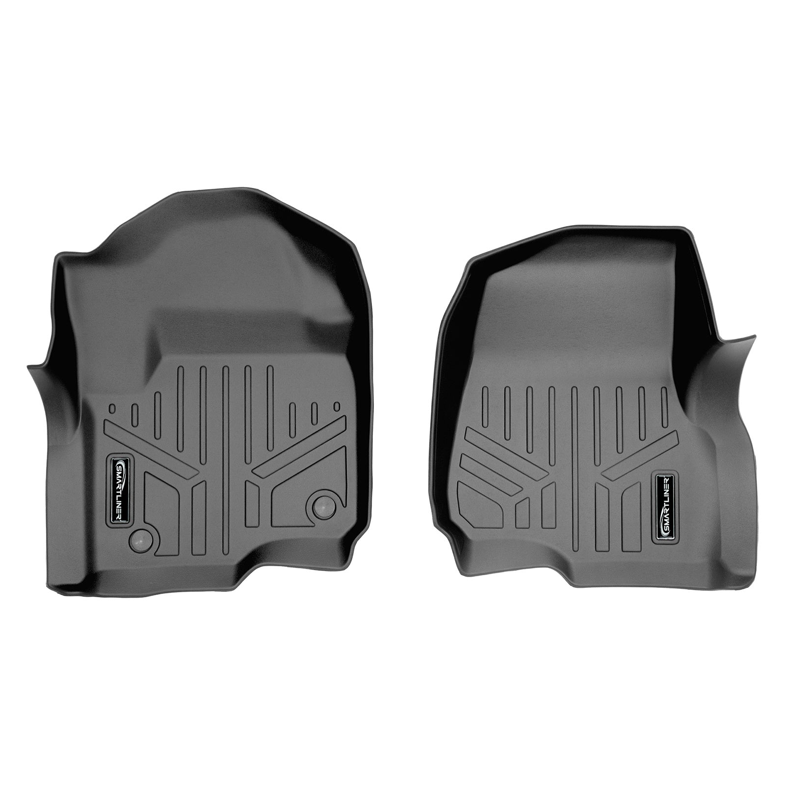 SMARTLINER 2017 - 2025 Ford F-450 Super Cab and Super Crew Custom Fit Floor Liners - 1st Row Only