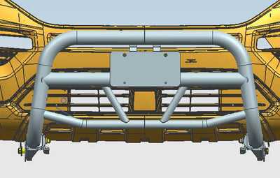2019-2026 Chevrolet Silverado 1500 Max T Bull Bar | Black Horse Off Road - Image 5