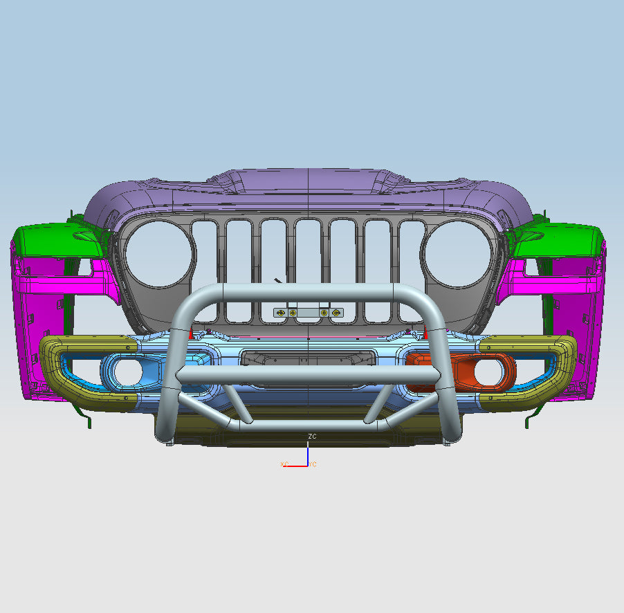 2018-2025 Jeep Gladiator Max T Bull Bar | Black Horse Off Road - Image 2