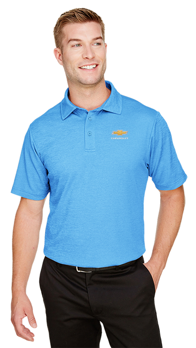 chevrolet-gold-bowtie-black-heather-crownlux-polo