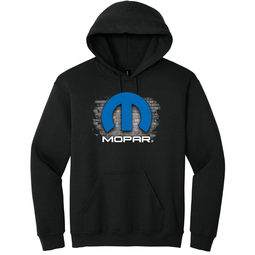 Mopar Brick Hoodie – Mopar Or No Car (Black)