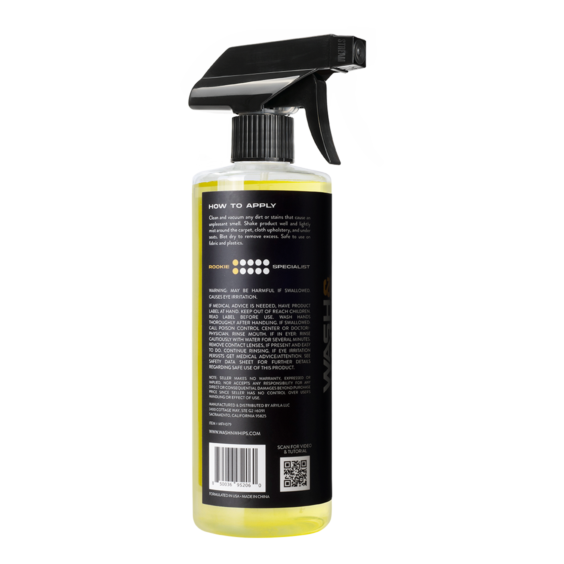 WASH&WHIPS Musk Odor Eliminator [New Customer Offer 16oz (see promo in cart)]