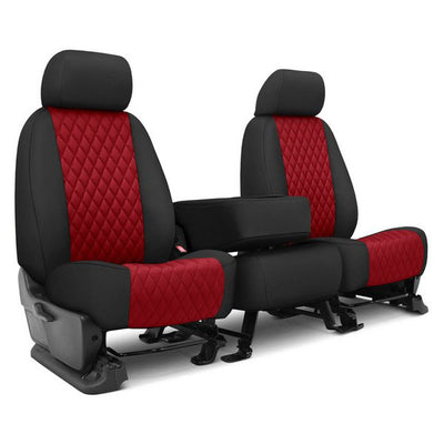 Custom Fit Truck Seat Covers for Ford, Chevy, Ram & Toyota – Neoprene Diamond Quilted Waterproof | Made in USA