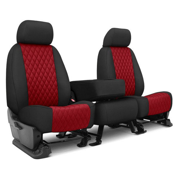 Custom Fit Truck Seat Covers for Ford, Chevy, Ram & Toyota – Neoprene Diamond Quilted Waterproof | Made in USA