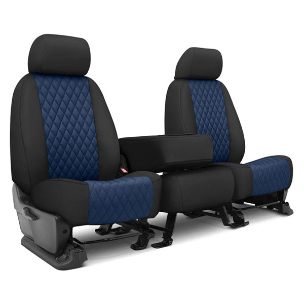 Custom Fit Truck Seat Covers for Ford, Chevy, Ram & Toyota – Neoprene Diamond Quilted Waterproof | Made in USA