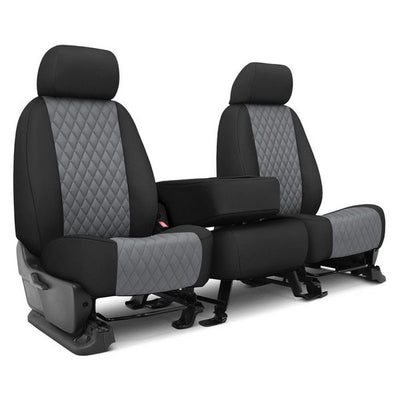 Custom Fit Truck Seat Covers for Ford, Chevy, Ram & Toyota – Neoprene Diamond Quilted Waterproof | Made in USA
