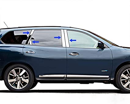 2013-2016 Nissan Pathfinder Pillar Post Trims | Black Horse Off Road - Image 1