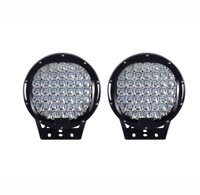 Universal  Led 9" Dia Light Flood | Black Horse Off Road - Image 1