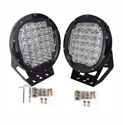 Universal  Led 9" Dia Light Flood | Black Horse Off Road - Image 6