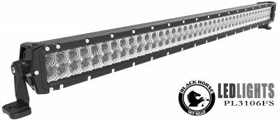 Universal  Led Light Bar 40In 3W Double Row Spot and Flood | Black Horse Off Road - Image 2