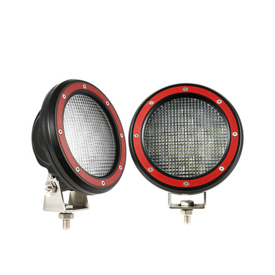 Universal  Led 5.3" Dia Light Flood | Black Horse Off Road - Image 1
