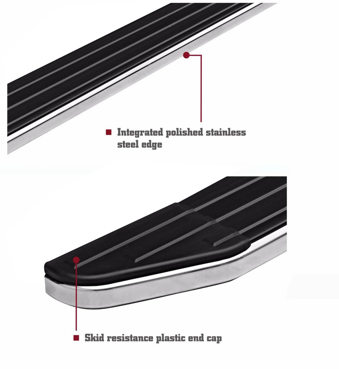 2020-2025 Ford Explorer / Lincoln Aviator Premium Running Boards | Black Horse Off Road - Image 7