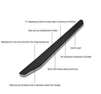 2021-2026 Jeep Grand Cherokee Premium Running Boards | Black Horse Off Road - Image 2