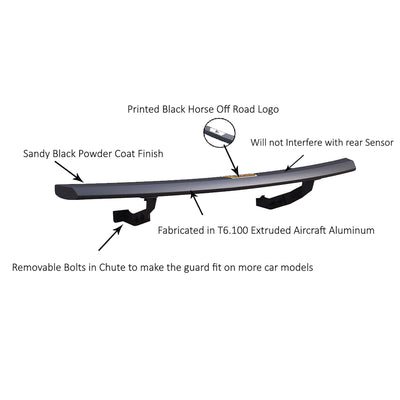 2016-2023 Jeep Renegade Peerless Rear Bumper Guard | Black Horse Off Road - Image 6