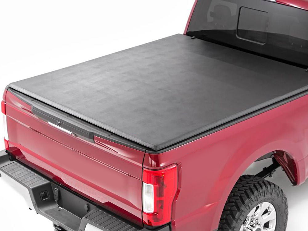 1999-2025 Ford F-250 Super Duty Premier Soft Tonneau Cover Trifold | Black Horse Off Road - Image 2