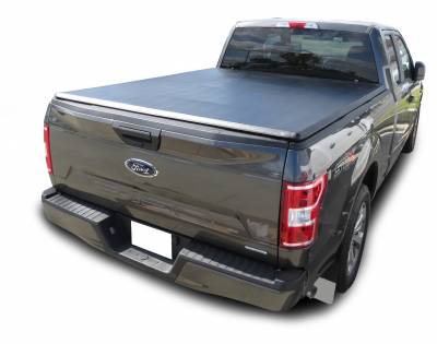 2019-2025 Ford Ranger Premier Soft Tonneau Cover Trifold | Black Horse Off Road - Image 4