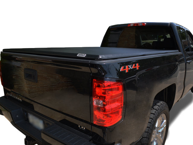 2014-2025 Sierra 1500 Premier Soft Tonneau Cover Trifold | Black Horse Off Road - Image 4