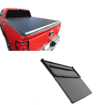 2014-2025 Sierra 1500 Premier Soft Tonneau Cover Trifold | Black Horse Off Road - Image 6