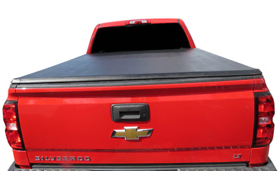 2014-2025 Sierra 1500 Premier Soft Tonneau Cover Trifold | Black Horse Off Road - Image 7
