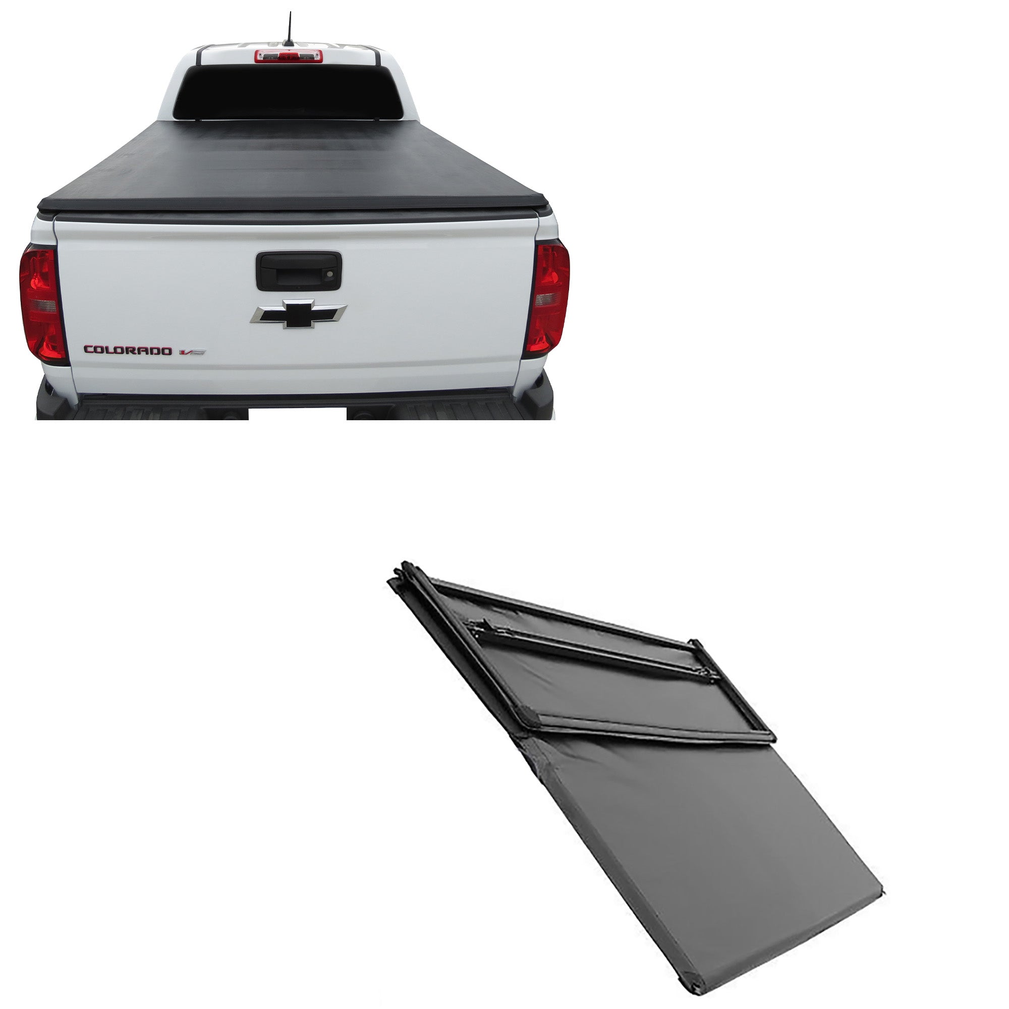 2015-2025 Canyon Premier Soft Tonneau Cover Trifold | Black Horse Off Road - Image 2