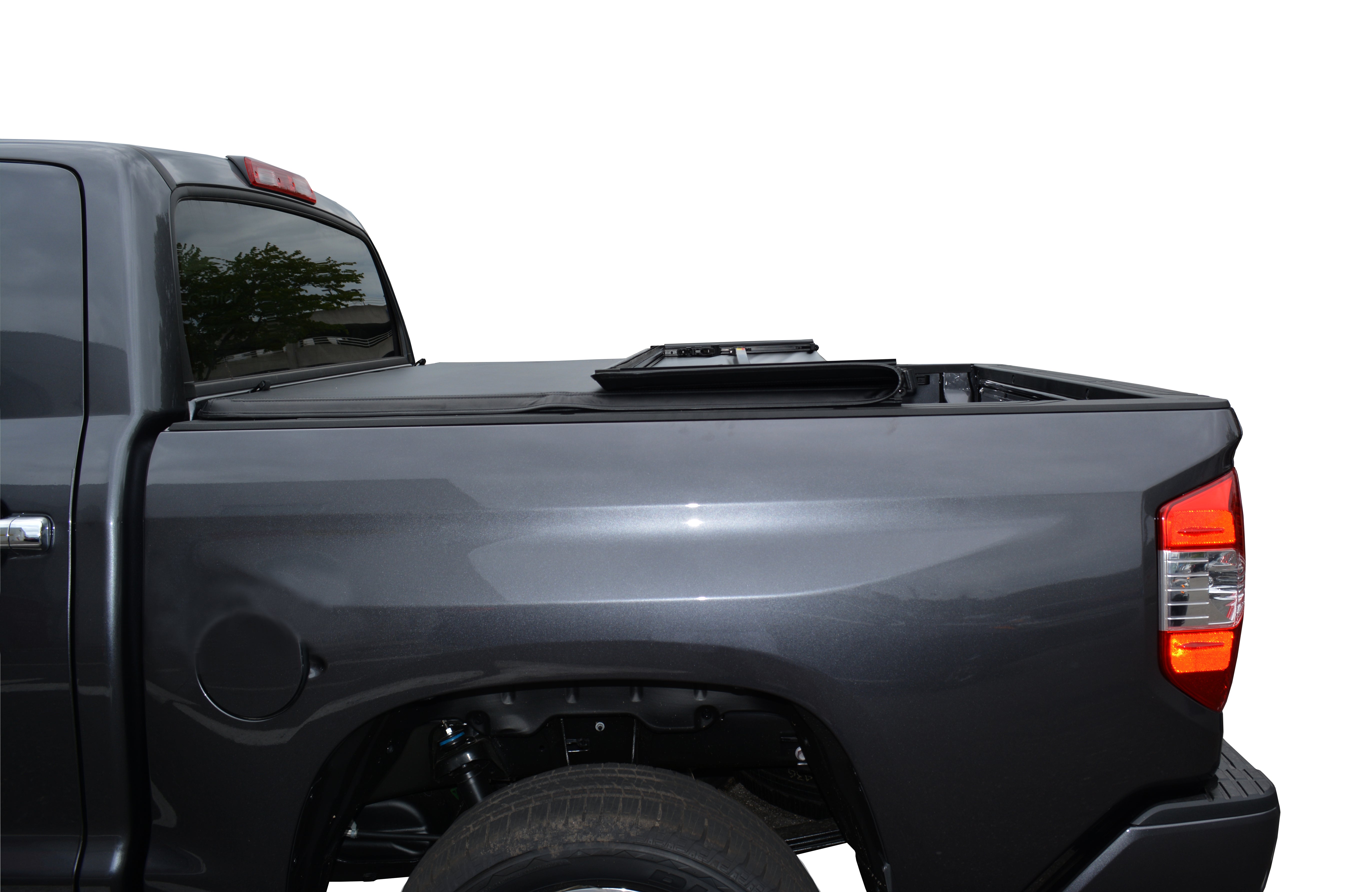 2016-2026 Toyota Tacoma Premier Soft Tonneau Cover Trifold | Black Horse Off Road - Image 10