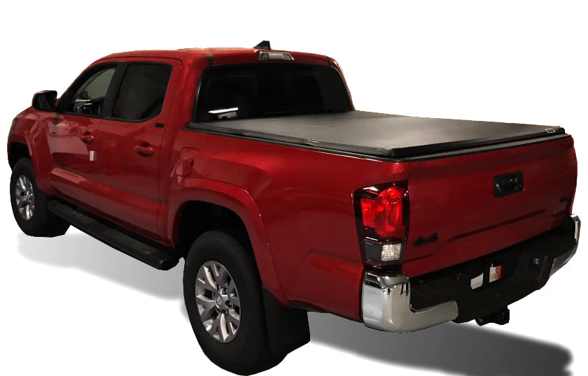 2016-2026 Toyota Tacoma Premier Soft Tonneau Cover Trifold | Black Horse Off Road - Image 2