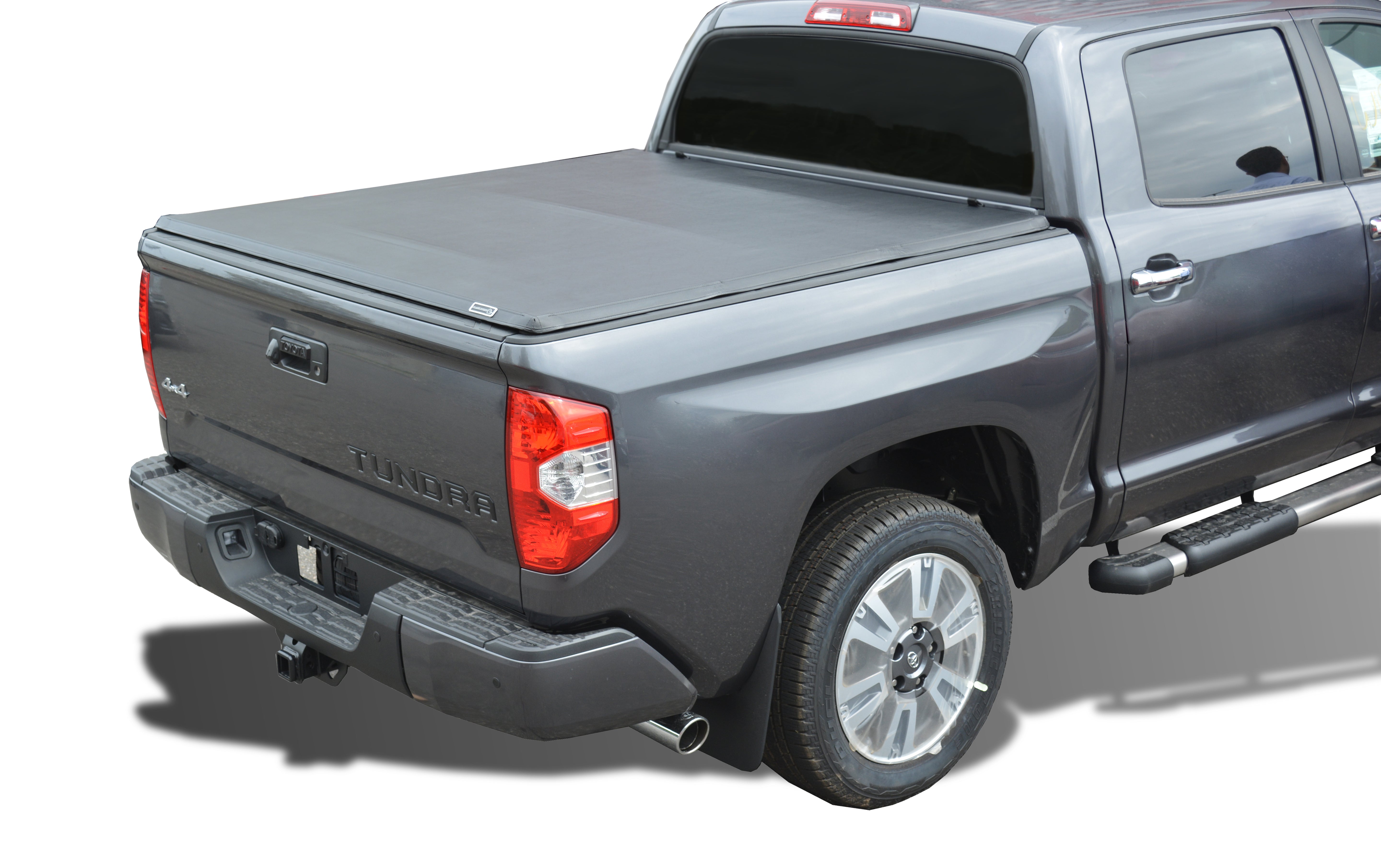 2016-2026 Toyota Tacoma Premier Soft Tonneau Cover Trifold | Black Horse Off Road - Image 8