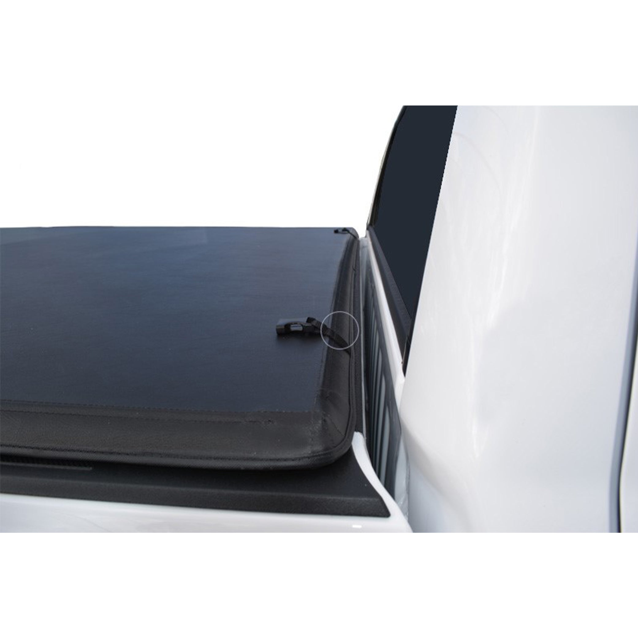 2022-2026 Toyota Tundra Premier Soft Tonneau Cover Trifold | Black Horse Off Road - Image 9
