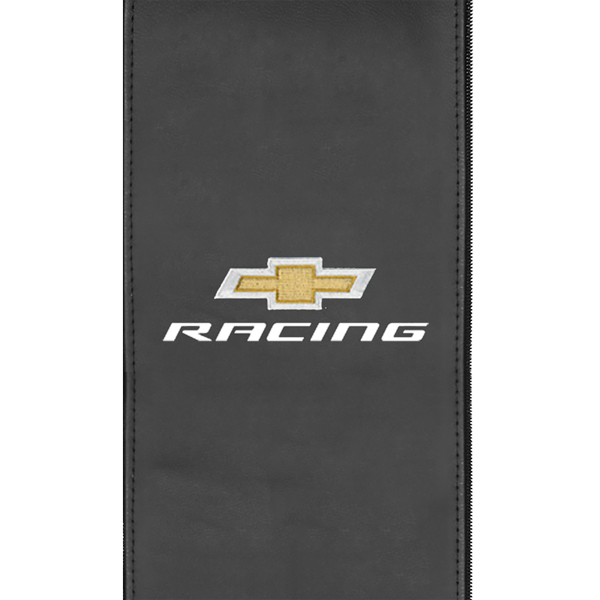 Silver Loveseat with Chevy Racing Logo