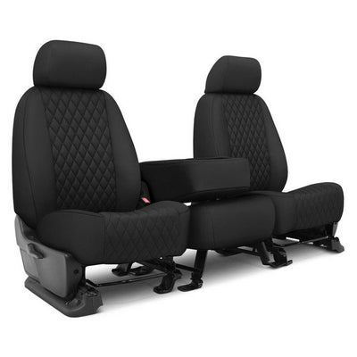 Custom Fit Truck Seat Covers for Ford, Chevy, Ram & Toyota – Faux Leather Diamond Quilted | Made in USA