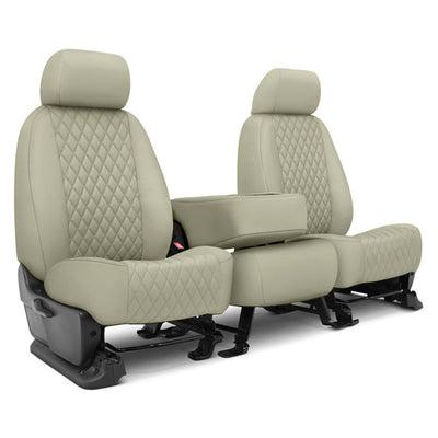 Custom Fit Truck Seat Covers for Ford, Chevy, Ram & Toyota – Faux Leather Diamond Quilted | Made in USA