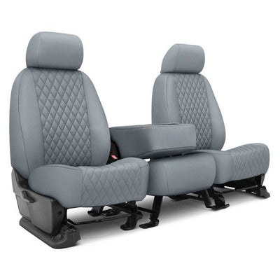 Custom Fit Truck Seat Covers for Ford, Chevy, Ram & Toyota – Faux Leather Diamond Quilted | Made in USA