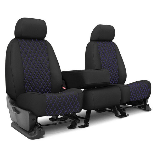Custom Fit Truck Seat Covers for Ford, Chevy, Ram & Toyota – Faux Leather Diamond Quilted | Made in USA
