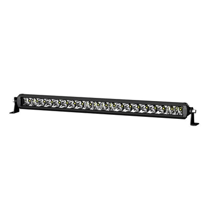 2015-2023 Ford F-150 Rambler Grille Guard Kit Modular Includes 30" LED Bar Single Row & a set of 5.3" Dia. LED Flood Lights w/ Red Trim Rings Wiring Harness  and Switch | Black Horse Off Road - Image 4